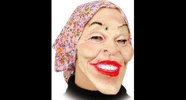 Masker oude vrouw met doek