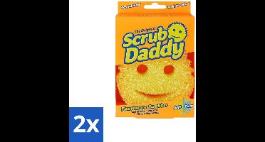 2 x Scrub Daddy - Spons - Veranderende Textuur - 1 Spons - Schoonmaak - Vetvlekken Verwijderen - Schrobben - Vaat Reinigen - Koken