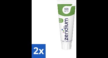 2 x Zendium Tandpasta Extra Fresh 75 ml - Tandpasta - Enzymen - Natuurlijke Tandpasta - Mondverzorging - Gaatjes Voorkomen