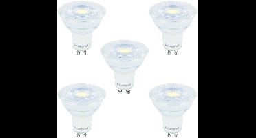5 Pack - Integral GU10 LED Spot - 3,6W - 6500K Daglicht wit - Dimmable