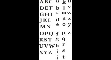 Raamsticker Zwarte Letters – Zelfklevend Alfabet – Vinyl Sticker Set – Voor Glas, Muur & Voertuigen