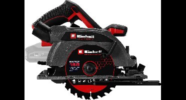 Einhell Professional Accu Cirkelzaag TP-CS 18/165 Li BL Solo - Power X-Change - 18 V/Li-ion - 5.000 t/min - Ø165x20 mm/24 T - Max. Zaagdiepte: 90°/45°: 59/44 mm - Excl. accu en lader