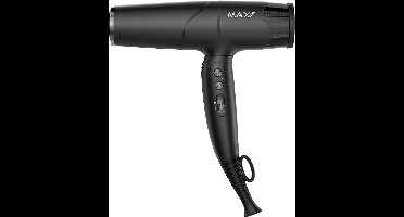 Max Pro Infinity Haardroger 2100W - Reisfohn - Blaasmond - Haar droger met diffuser - Fohns - Fohnborstels - Fhon zwart - Haar fohn - Fohns voor krullend haar - Haarfohn