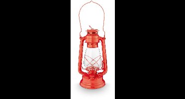 vtwonen Olielamp - Lamp van Metaal - Decoratie voor Binnen - Rood - 17x33cm