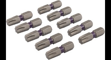 Dynaplus - Schroefbit - Torx 40 - 25mm - Paars (10 stuks)