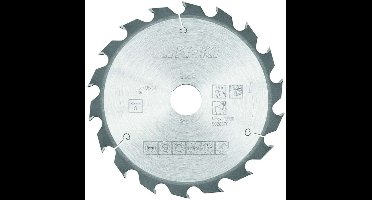HiKOKI Zaagblad hout 190 x 30 mm 18T — zaagblad hout 190mm, 18 tanden, 30mm bore - zaagblad hout 190 mm, HiKOKI zaagblad 190x30, zaagblad 18 tanden, cirkelzaagblad hout 30 mm, zaagblad 190 18T droog zagen