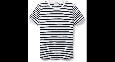Tom Tailor Modern Stripe T-shirt Grijs L Vrouw