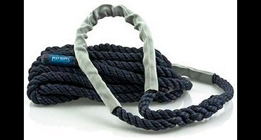 Touw met Lus voor Aanmeren Zwart 'Storm' (diameter: 16mm, lengte: 6m) (POL3710260616)