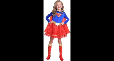 RIETHMULLER - Klassiek Supergirl-kostuum voor meisjes - 110 (4-6 jaar)