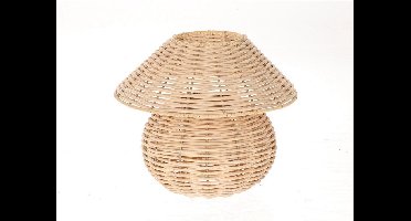 Lantaarn riet in lampvorm 26,5x22cm