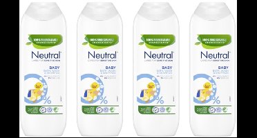Neutral Baby Bad, Was & Shampoo - Voordeelverpakking 4 x 250 ml