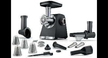 BOSCH Serie 6 MFWS660B Vleesmolen - 500 W - 3 Hakborden - Zwart