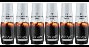 SODASTREAM Concentraten - Set van 6 Cola Light concentraten - Tot 54L drank - 440 ml