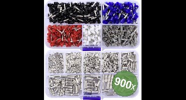 Quadrios 24C532 Assortiment adereindhulzen 0.5 mm², 0.75 mm², 1 mm², 1.5 mm², 2.5 mm², 4.0 mm², 6.0 mm² 900 stuk(s)
