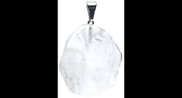 Bergkristal edelsteenhanger fantasievorm