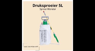BSI Drukspuit 5 Liter - Druksproeier - Onkruidverdelger - Sproeier - Tuinspuit - Plantenspuit