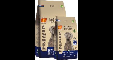 BF Petfood Lam rijst geperst 13.5 kg met kluifjes graan/ glutenvrij 500 gram