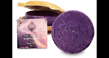 Holy Lama zeep derde oog chakra in palmblad