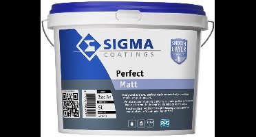Sigma Perfect Matt 10 liter RAL 9010 Mengkleur