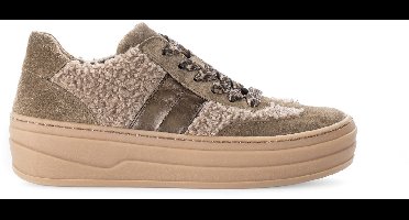 Gabor Veterschoen Bruin Suede Teddy Combi 73.350.14
