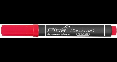 Pica 521/40 Permanent Marker - Rood - 2-6mm