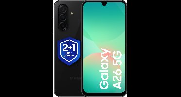 Samsung Galaxy A26 5G - 128GB - Black + 1 jaar extra garantie