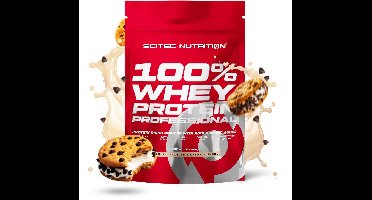 Scitec Nutrition® - 100% Whey Protein Professional (1000 gram - Chocolate/Cookies & Cream) - Chocolade/Cookies and Cream - 33 eiwitshakes - premium proteine poeder - eiwitpoeder met aminozuren
