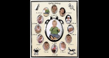 Hama Baby-Galerie 1x 9x13 12x 3,5x4,5 portret champagne