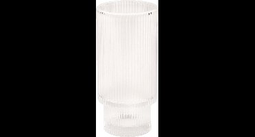 Grooved latte macchiato glass CHiATO, 480 ml