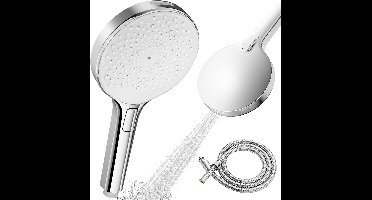 Sofetiy MAX Douchekop met Doucheslang 210 Handdouche - Ø 14 cm - 4 straalsoorten - Chroom