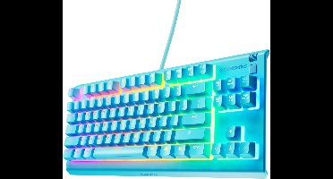 SteelSeries Apex 3 TKL - Aqua - RGB Gaming Toetsenbord - US Qwerty - IP32 Waterbestendig