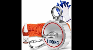 DailySupplies® Magneetvissen Starterspakket - Magneetdetectors Kinderen en Volwassenen - Zilver