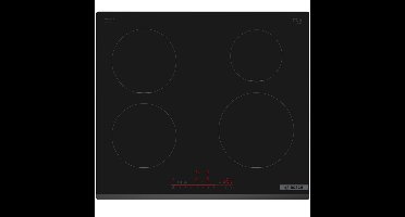 inductie kookplaat 60cm 4 branders 7400w zwart - bosch - PIE631HB1E