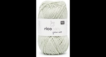 Rico baby cotton soft 049 50g-125m 50% kartoen-50% polyacryl breinaald-haaknaald 3,5-4