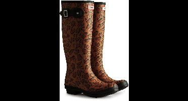 Hunter - Women's Original Tall Wellington Boots Leopard
