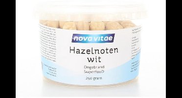Nova Vitae - Hazelnoten - Wit - Ongebrand - Raw - 250 gram