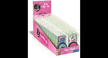 Clementoni - Crazy Chic - Haarkrijt - Eenhoorn - Roze/Blauw - vanaf 6 jaar