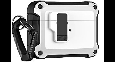 Hurtel Armor Case Pro Voor Airpods 4 Met Waterdichte Bescherming Met Karabijnhaak