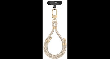 Tech-Protect C4S Touwband Voor Iphone Samsung Huawei Beige Goud