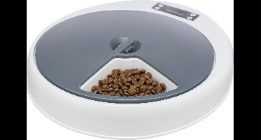 Trixie TX4+1 - Automatische Voerdispenser - 5 maaltijden van 240 ml - Droogvoer - Natvoer