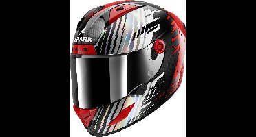 Shark Aeron Edgy Carbon Rood Chrome Integraalhelm - Maat - Helm