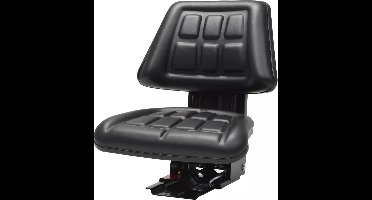 vidaXL - Tractorstoel - met - ophanging - zwart