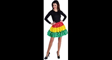 Volangen rok kort Carnaval - Maat M