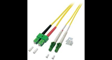 Danicom OS2 duplex glasvezel kabel LC/APC-SC/APC 20m