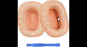 Vervangende Oorkussens voor AirPods Max Hoofdtelefoon van MMOBIEL – Mesh Fabric Koptelefoon Oorkussens – Noise Isolation Hoofdtelefoon Earpads – Oranje