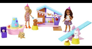Barbie Chelsea Feest Speelset met huisdieren (honden)