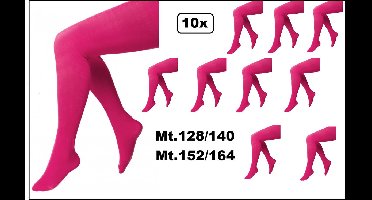 10x Kids maillot pink maat.128/140 en maat.152/164 - 5x mt.128/140 en 5x mt.152/164 - Evenement /thema /feest /festival /Piet /Sinterklaas/ kou
