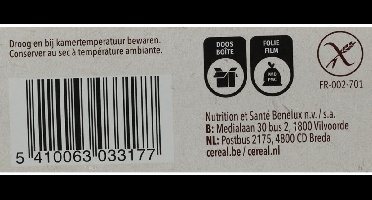 Céréal Brownies Chocolade en Hazelnoot Gluten en Lactosevrij - 8 x 150 gr - Voordeelverpakking