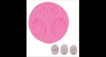 Silicone mold, Eggs, 7,5×7,5×1,2cm