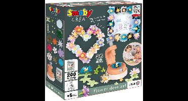 Smoby bloemen decoratieset creatief speelgoed 200-delig voor kinderen.